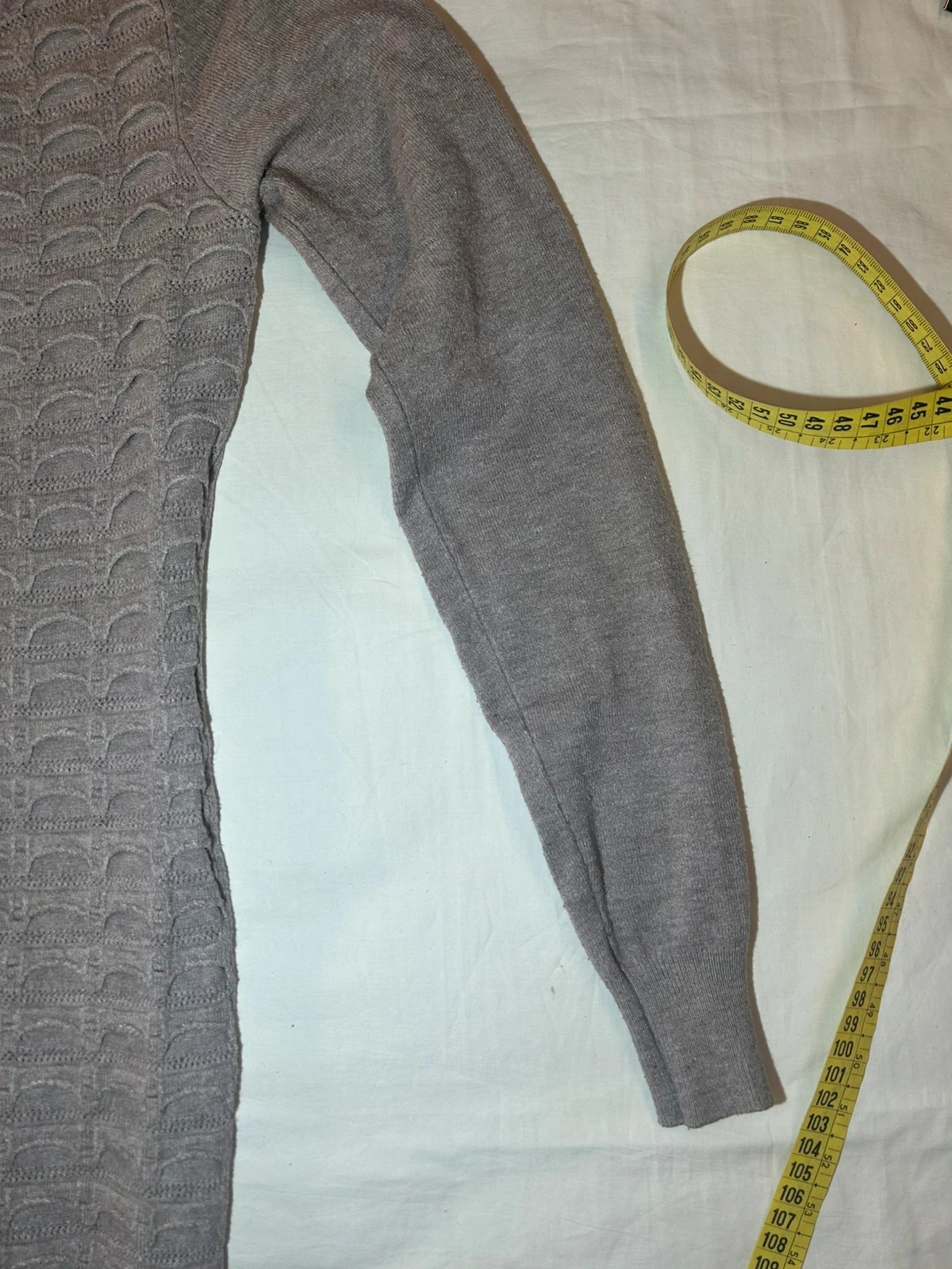Grijze vintage lange winterjurk – photo 4